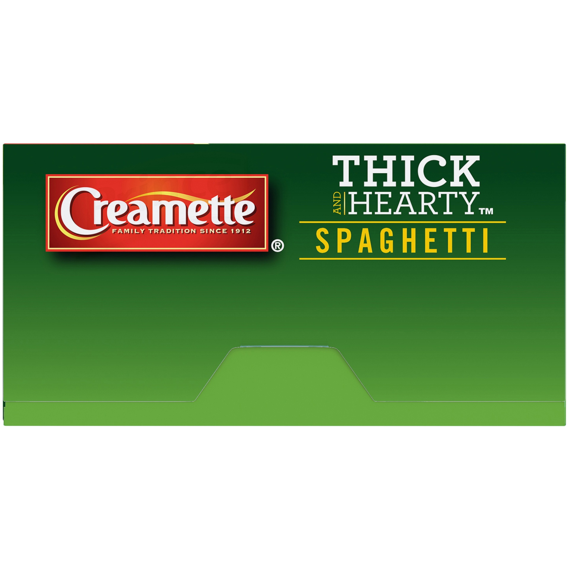 slide 8 of 8, Creamette Thick&Hearty Spaghetti, 12 oz