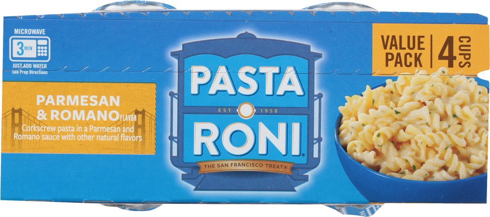 slide 4 of 6, Pasta Roni Pasta, Parmesan & Romano Flavor, Value Pack, 4 ct