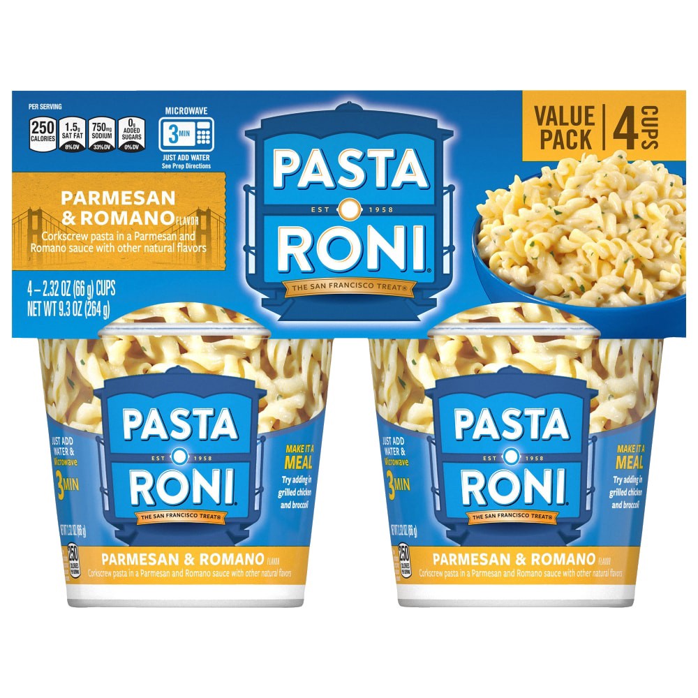 slide 2 of 5, Pasta Roni Pasta, Parmesan & Romano Flavor, Value Pack, 4 ct