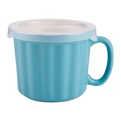 Farberware Baker's Advantage Ceramic Soup Mug With Lid 1 Count