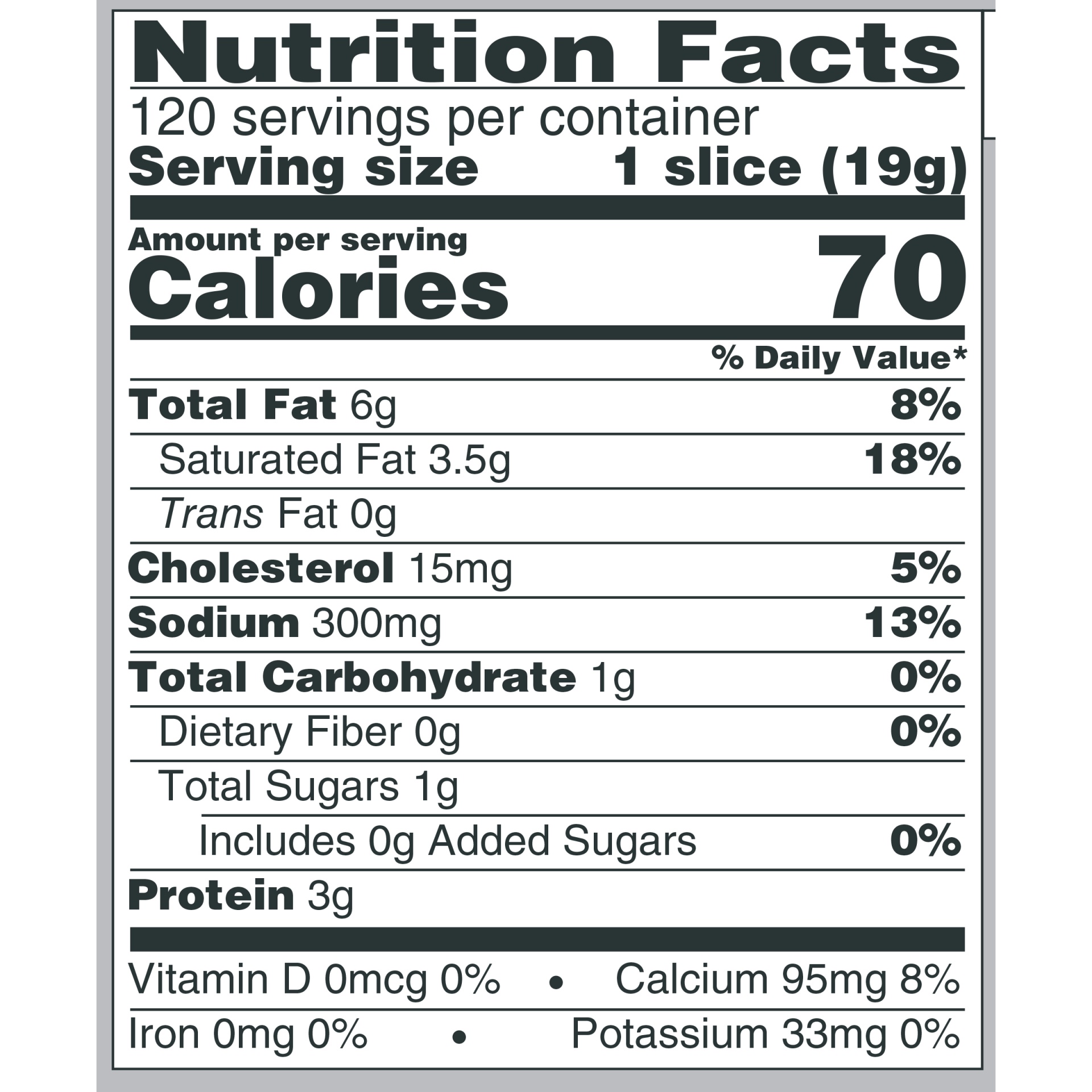 slide 7 of 8, Bar-S Amer Sli Cheese, 5 lb