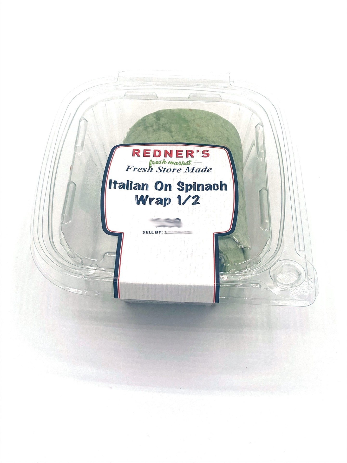 slide 1 of 1, Italian Spinach Wrap 1/2, 1 ct