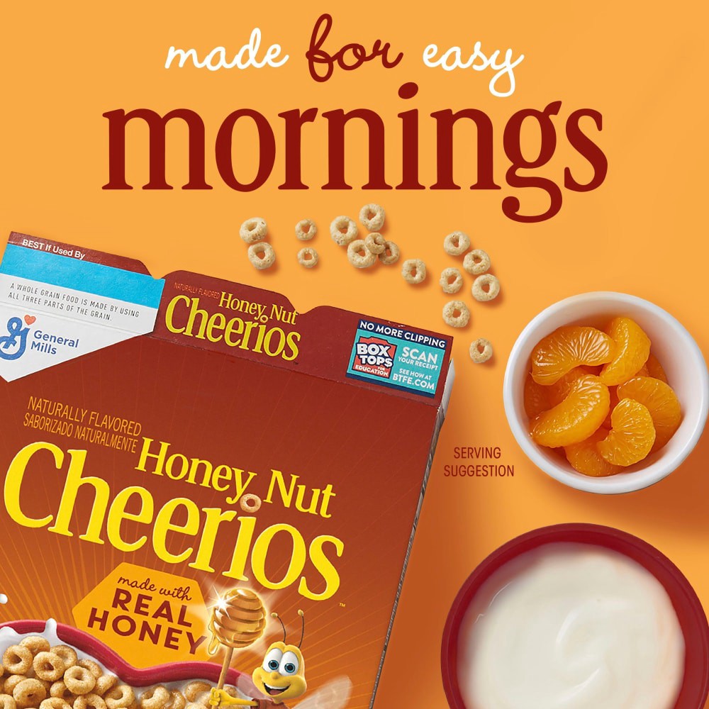 slide 4 of 6, Cheerios General Mills Honey Nut Cheerios Giant Size Cereal, 27.2 oz