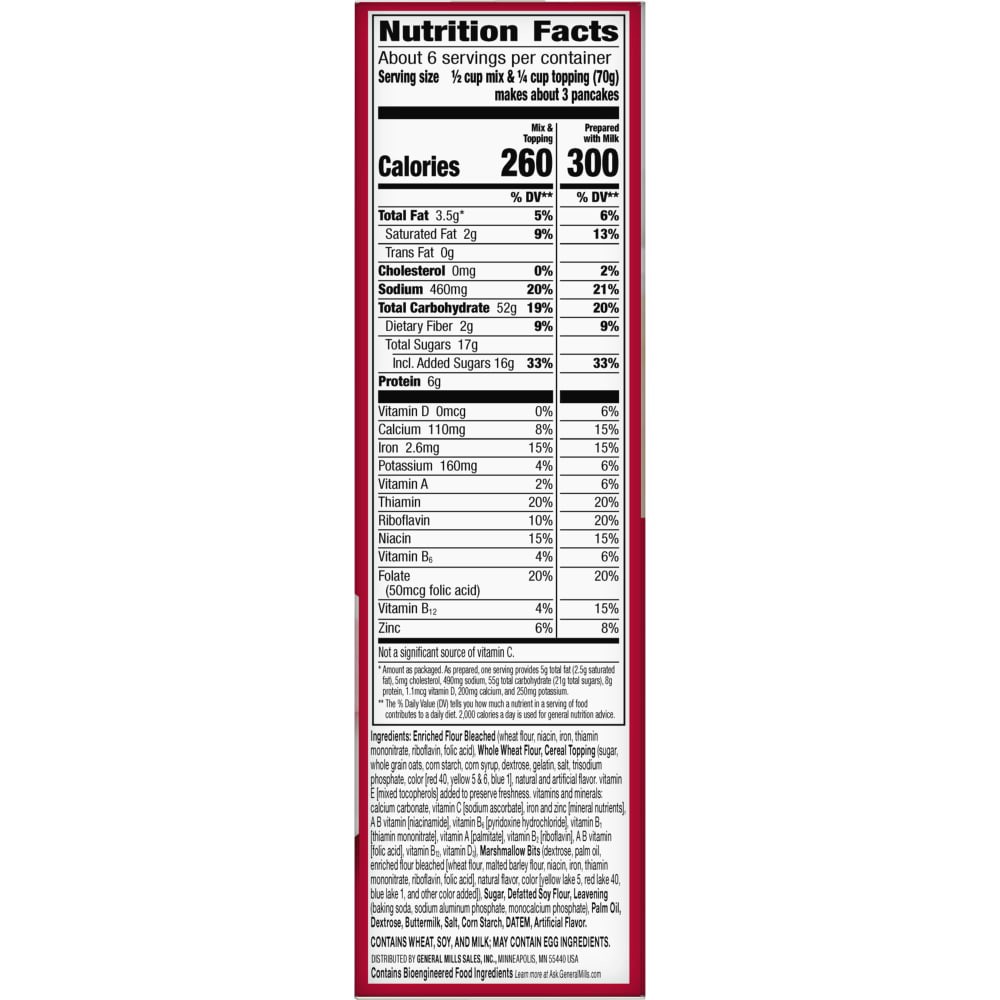 slide 3 of 7, Lucky Charms Betty Crocker Lucky Charms Pancake Kit, Baking Mix, 14.5 oz, 14.5 oz