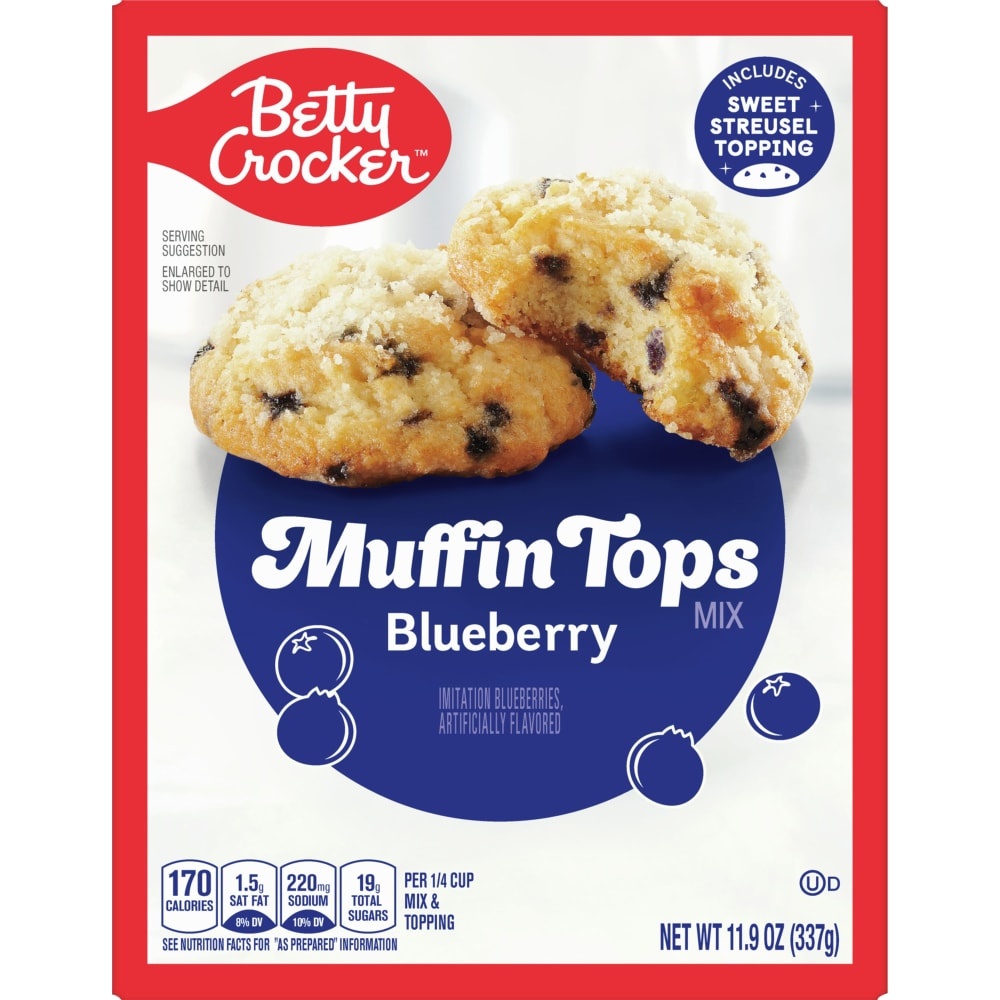slide 2 of 4, Betty Crocker Blueberry Muffin Tops Baking Mix, 11.9 oz
