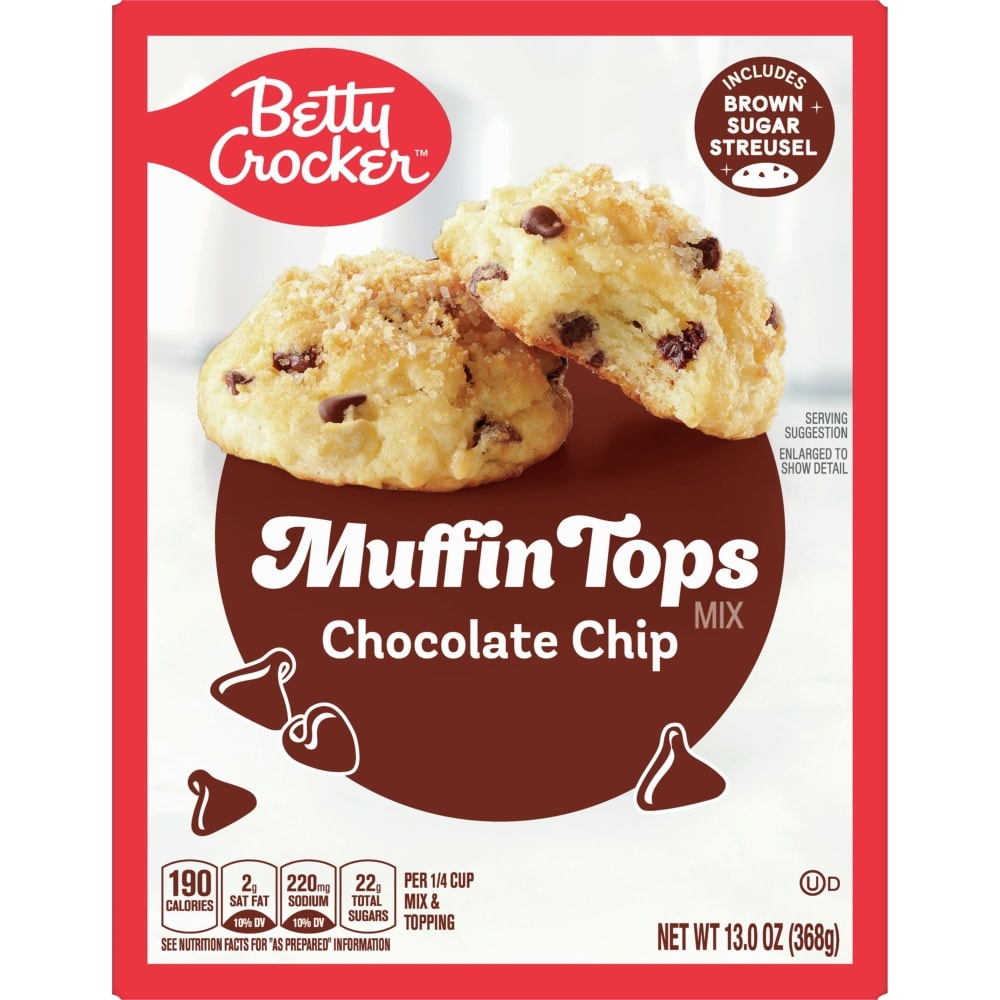 slide 2 of 4, Betty Crocker Chocolate Chip Muffin Tops Mix 13 oz, 13 oz