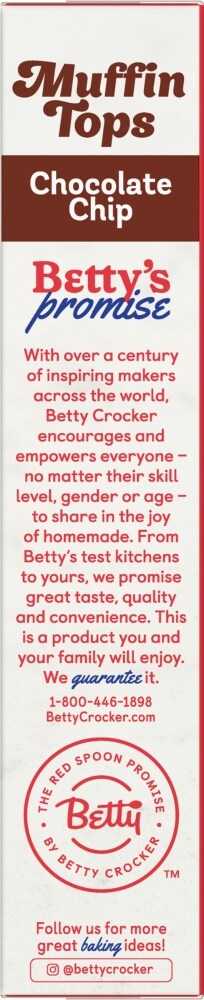 slide 4 of 4, Betty Crocker Chocolate Chip Muffin Tops Mix 13 oz, 13 oz