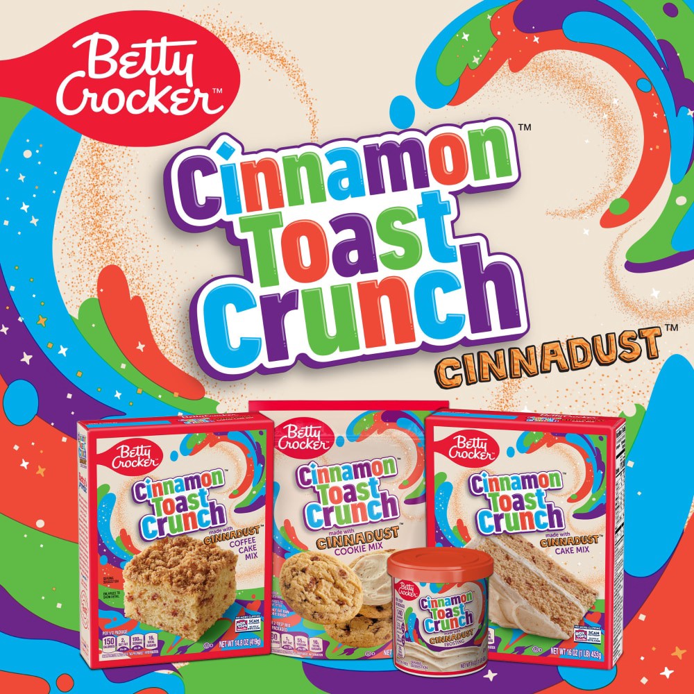 slide 6 of 7, Betty Crocker Cinnamon Toast Crunch Cookie Mix, Made with Cinnadust, 12.6 oz, 12.6 oz
