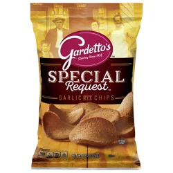 Gardetto's Special Request Garlic Rye Chips, Snack Bag, 8 oz