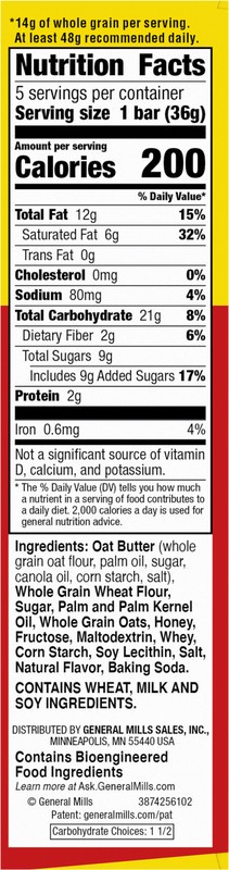 slide 4 of 5, Nature Valley Crispy Creamy Wafer Bars, Honey Vanilla, Whole Grain, 5 Bars, 6.5 oz, 5 ct