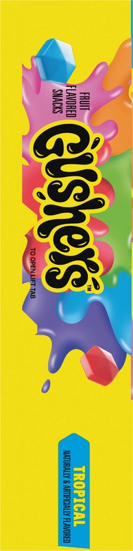 slide 4 of 5, Fruit Gushers Tropical King Size Fruit Flavored Snacks 10 Count, 10 ct