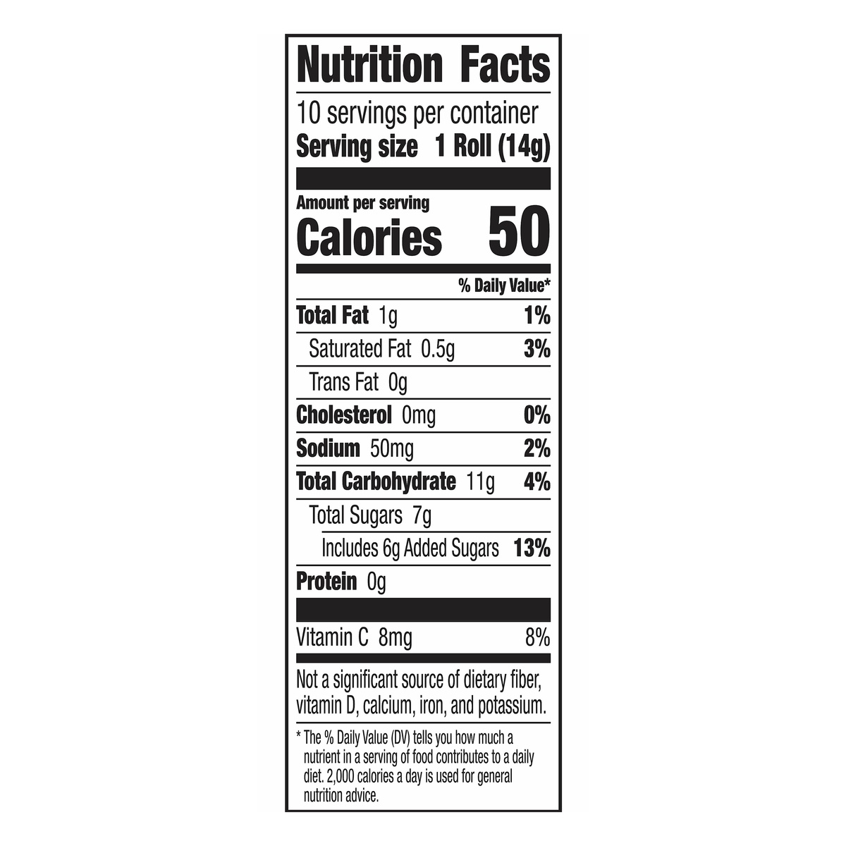 Fruit RollUps Blastin' Berry Hot Colors Fruit Flavored Snacks 10 0.5