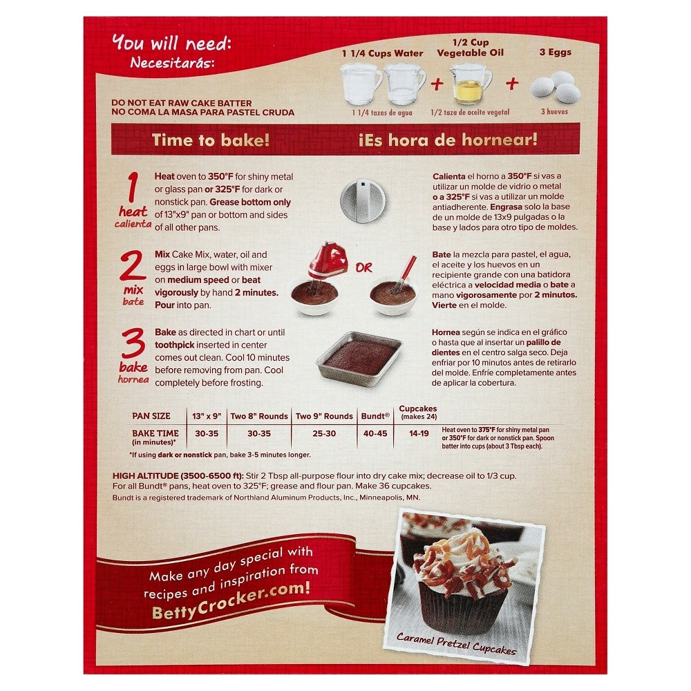 slide 2 of 4, Betty Crocker Super Moist Triple Chocolate Fudge Cake Mix, 15.25 oz, 15.25 oz