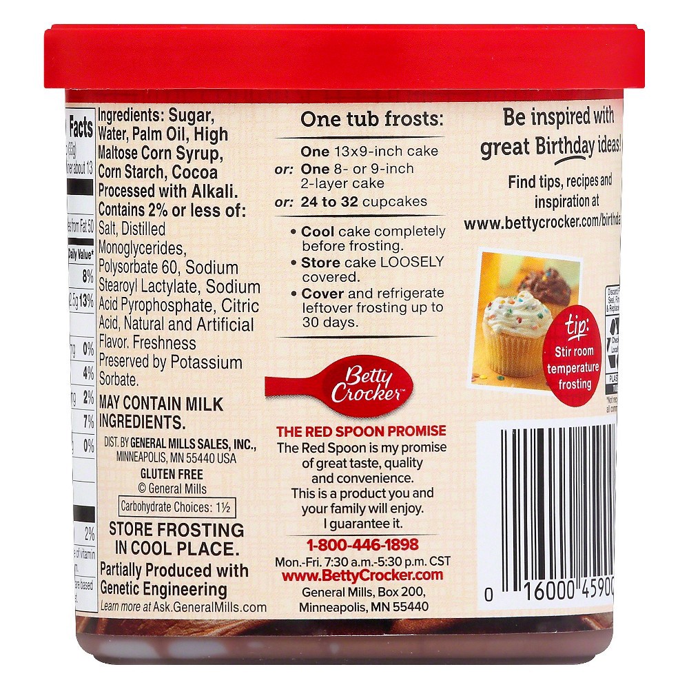 slide 2 of 4, Betty Crocker Rich and Creamy Milk Chocolate Frosting, Gluten Free, 16 oz, 16 oz
