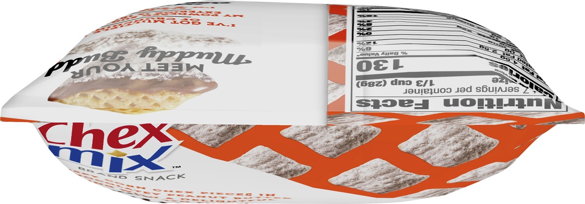 slide 6 of 10, Chex Mix Muddy Buddies, Peanut Butter and Chocolate Snack Mix, 7 oz, 7 oz