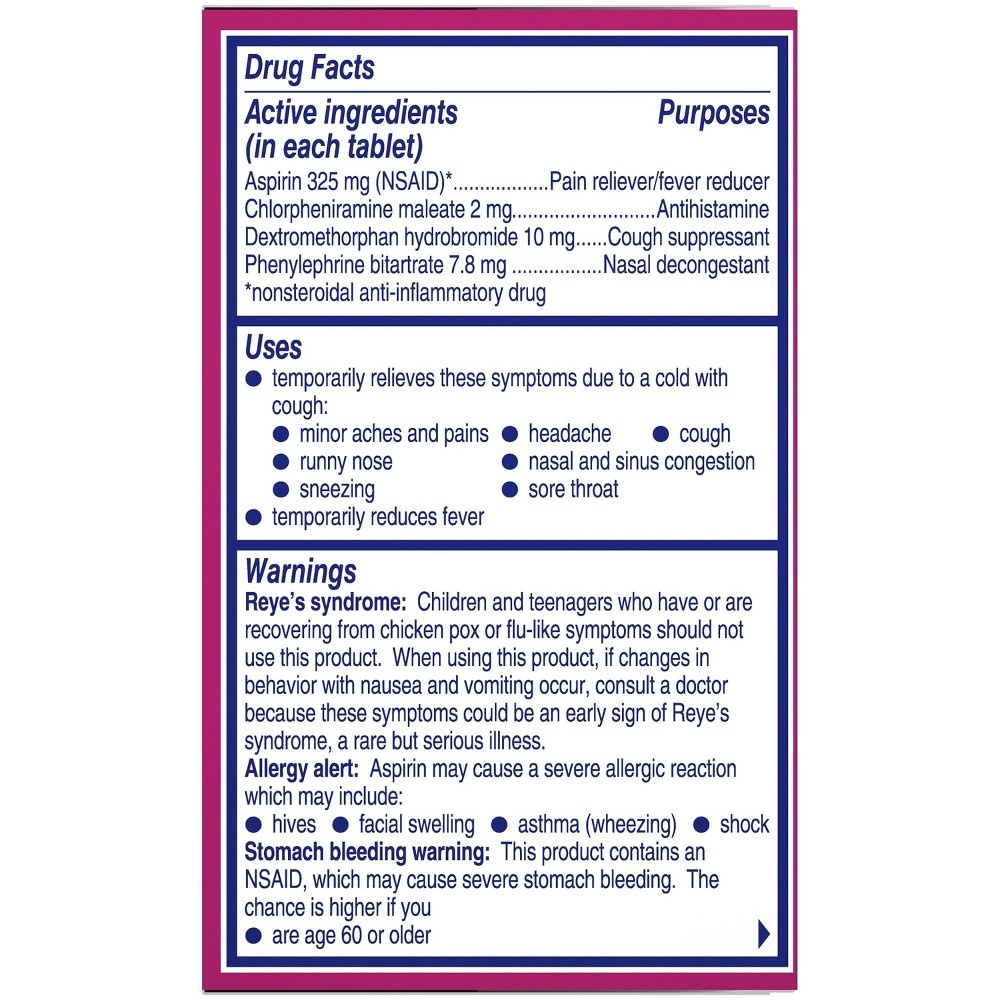 slide 5 of 5, Alka-Seltzer Plus Cold Cough Power, 20 ct