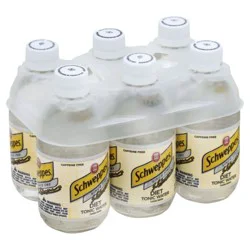 Schweppes Tonic Water, Diet - 6 ct; 10 fl oz