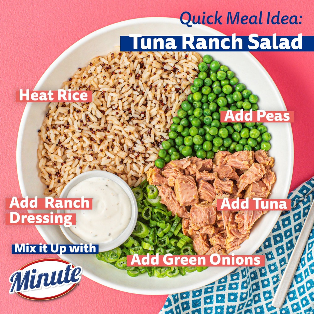 slide 2 of 6, Minute Rice Gluten Free Jasrc&Redquinoa, 8.8 oz