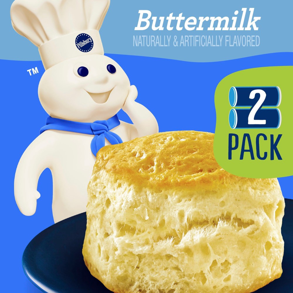 slide 5 of 6, Pillsbury Grands Southern Homestyle Buttermilk Biscuits, 8 ct / 4.075 oz