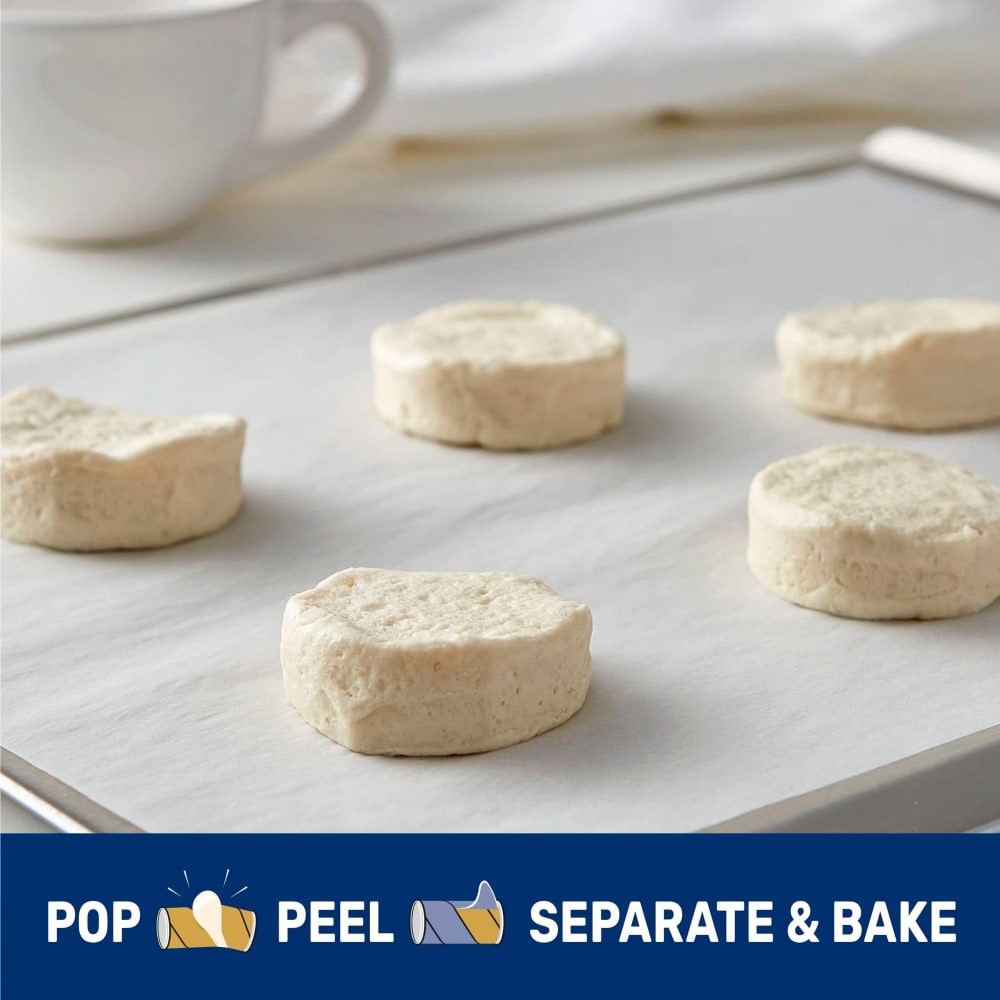 slide 5 of 6, Pillsbury Grands Southern Homestyle Buttermilk Biscuits, 8 ct / 4.075 oz