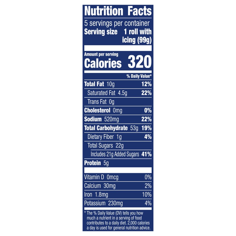 slide 2 of 5, Pillsbury Grands! Cinnabon Refrigerated Cinnamon Rolls Extra Rich Butter Cream Icing, 5 ct; 17 oz