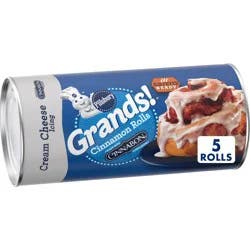 Pillsbury Grands! Flaky Cinnabon Cinnamon Rolls with Cream Cheese Icing, 5 Rolls / 17.5 oz