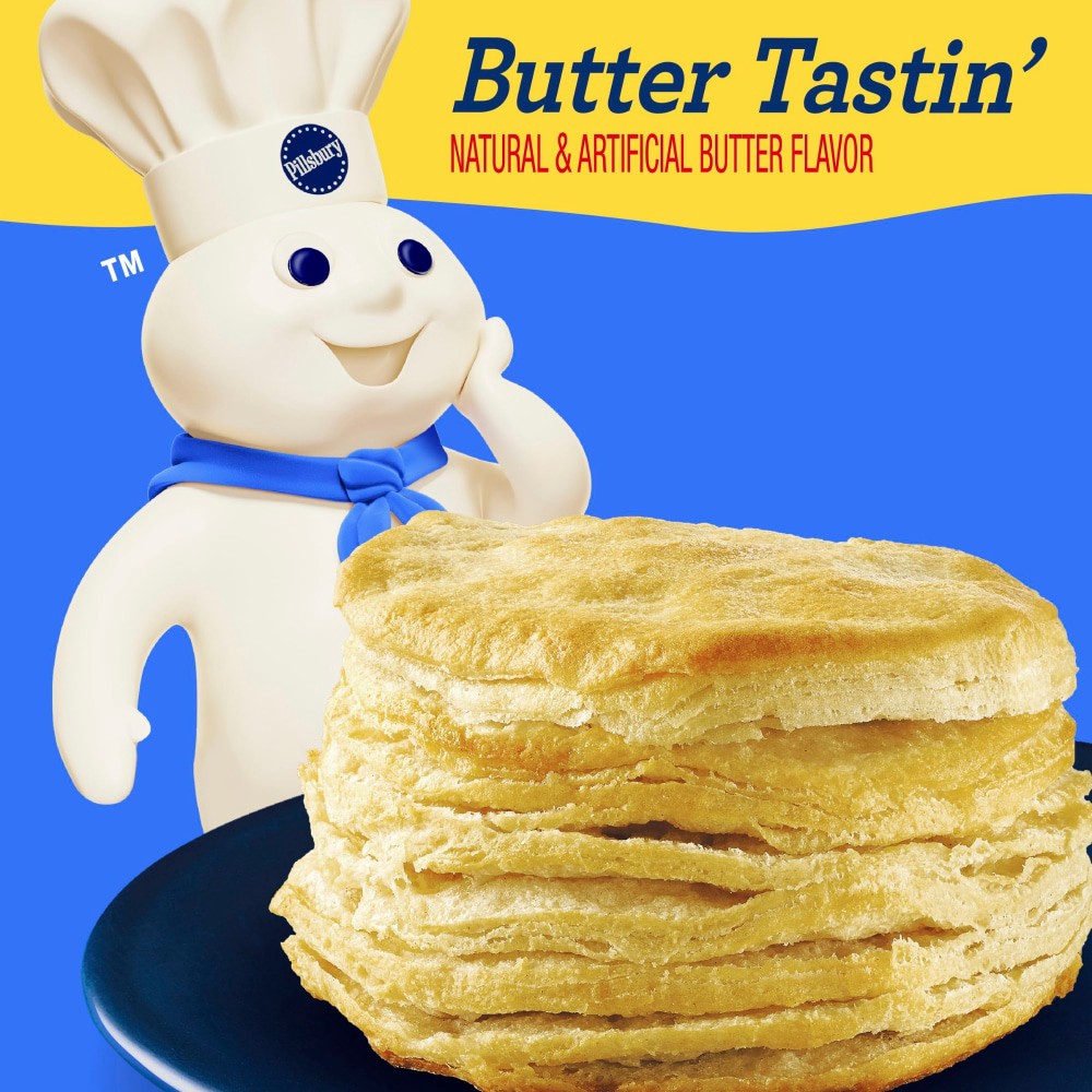 slide 4 of 6, Grands! Flaky Layers Butter Tastin' Refrigerated Biscuit Dough, 8 Ct, 16.3 oz, 8 ct