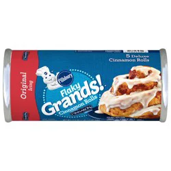 Pillsbury Grands! Flaky Cinnamon Rolls with Cinnabon Original Icing Canned 5 Count