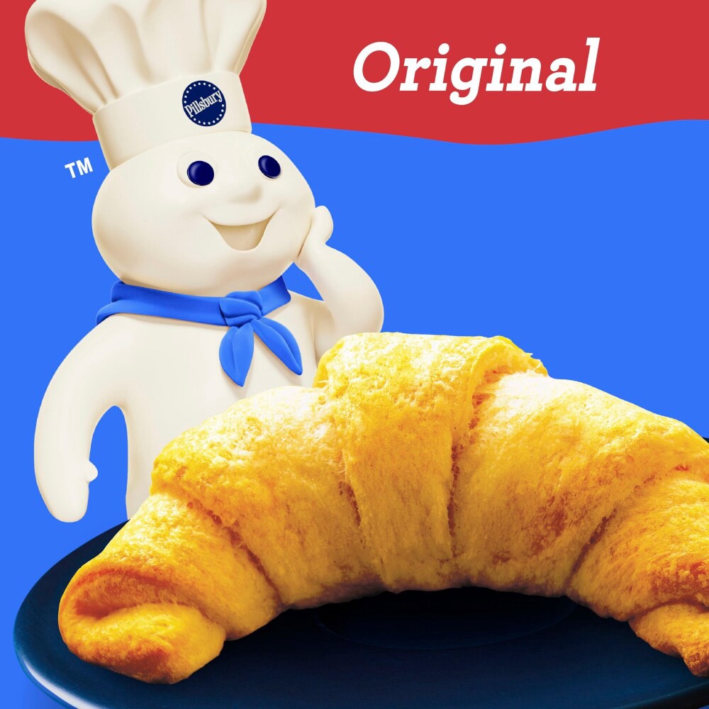 slide 6 of 6, Pillsbury Crescent Rolls, Original Refrigerated Canned Pastry Dough, 8 Rolls, 8 oz, 8 ct