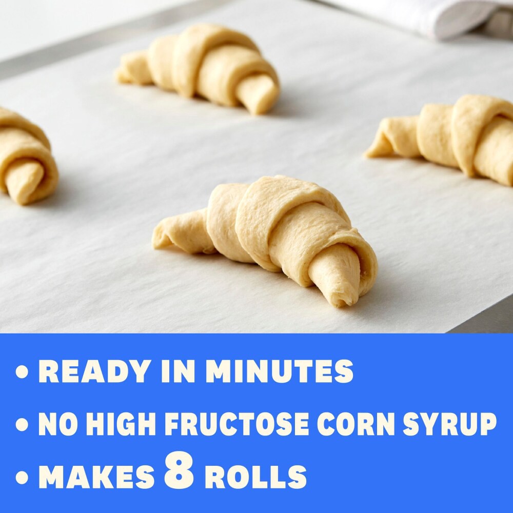 slide 4 of 6, Pillsbury Crescent Rolls, Original Refrigerated Canned Pastry Dough, 8 Rolls, 8 oz, 8 ct