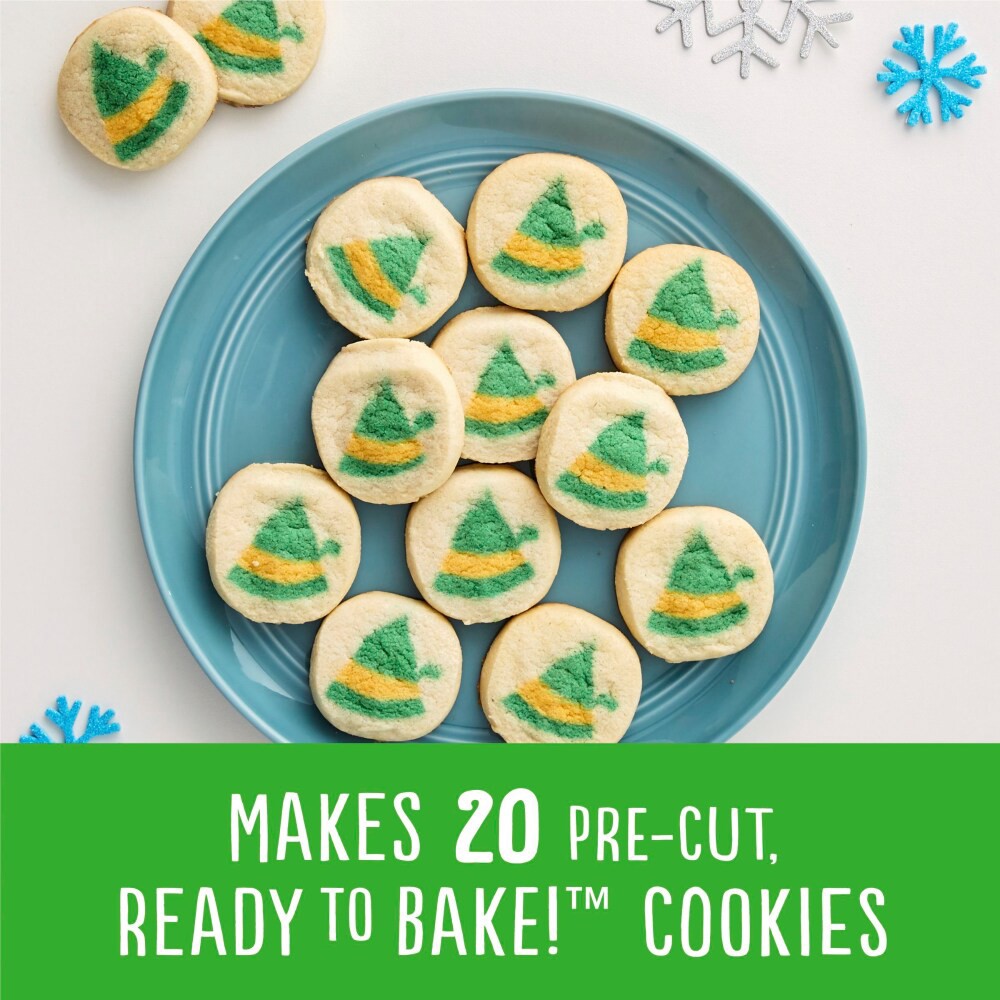 slide 5 of 6, Pillsbury Ready-to-Bake Elf Shape Sugar Cookie Dough, 20 ct