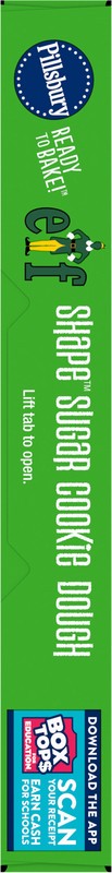 slide 5 of 5, Pillsbury Ready-to-Bake Elf Shape Sugar Cookie Dough, 20 ct