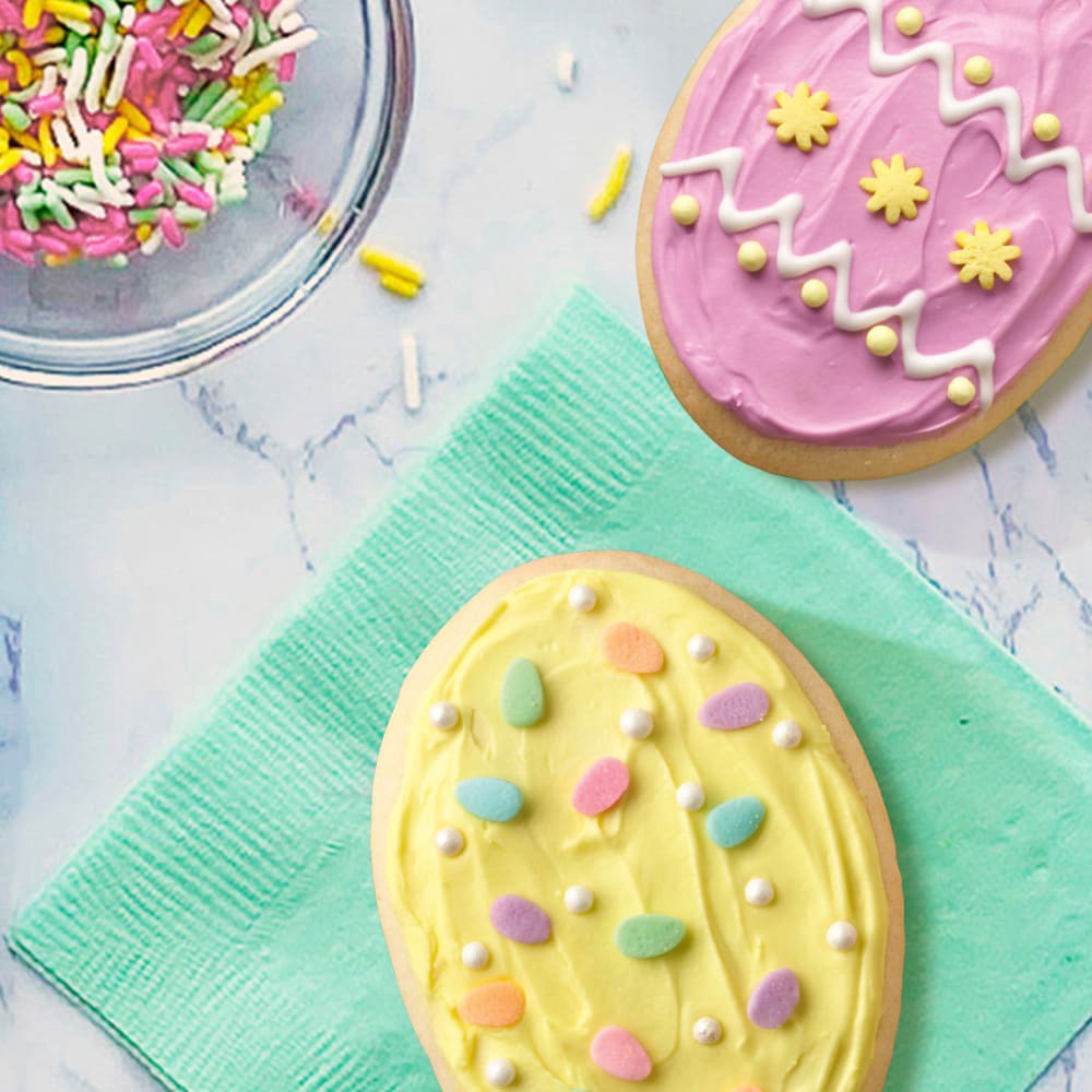 slide 3 of 6, Pillsbury Ready To Bake Easter Egg Cutout Sugar Cookies, 10 ct, 10 ct