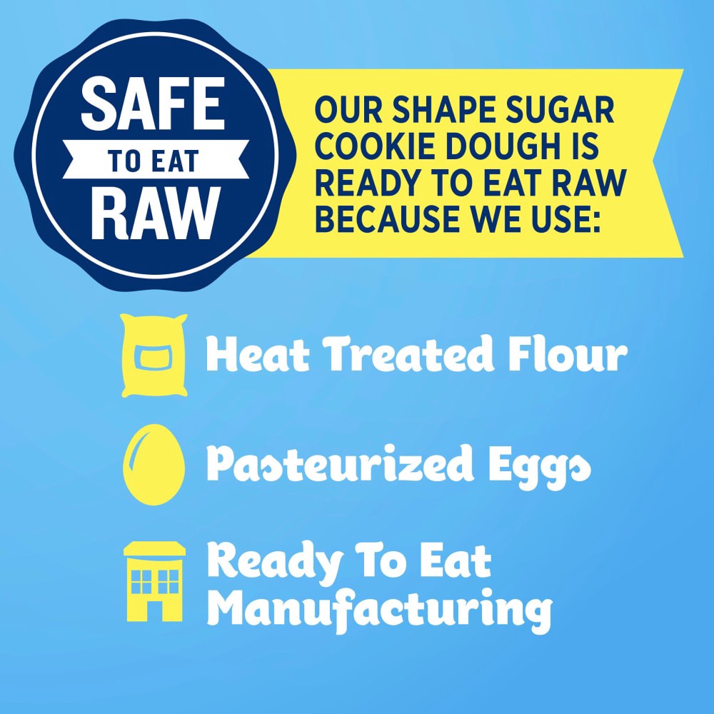 slide 2 of 6, Pillsbury Ready To Bake Easter Egg Cutout Sugar Cookies, 10 ct, 10 ct