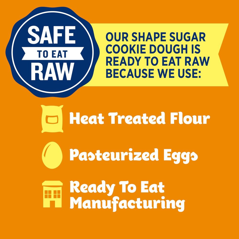 slide 4 of 6, Pillsbury Ready-to-Bake Pumpkin Shape Sugar Cookie Dough - 9.1oz/20ct - Halloween, 20 ct