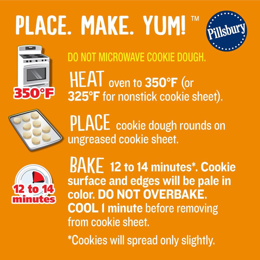 slide 5 of 6, Pillsbury Ready-to-Bake Pumpkin Shape Sugar Cookie Dough - 9.1oz/20ct - Halloween, 20 ct