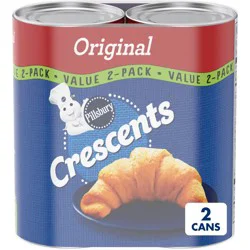 Pillsbury Original Crescent Rolls, Dough, 2 Pack, 8 Rolls, 8 oz