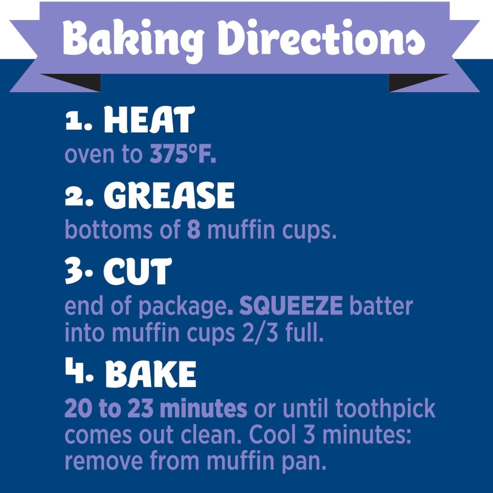 slide 2 of 6, Pillsbury Blueberry Muffin Batter - 16.5 oz, 16.5 oz