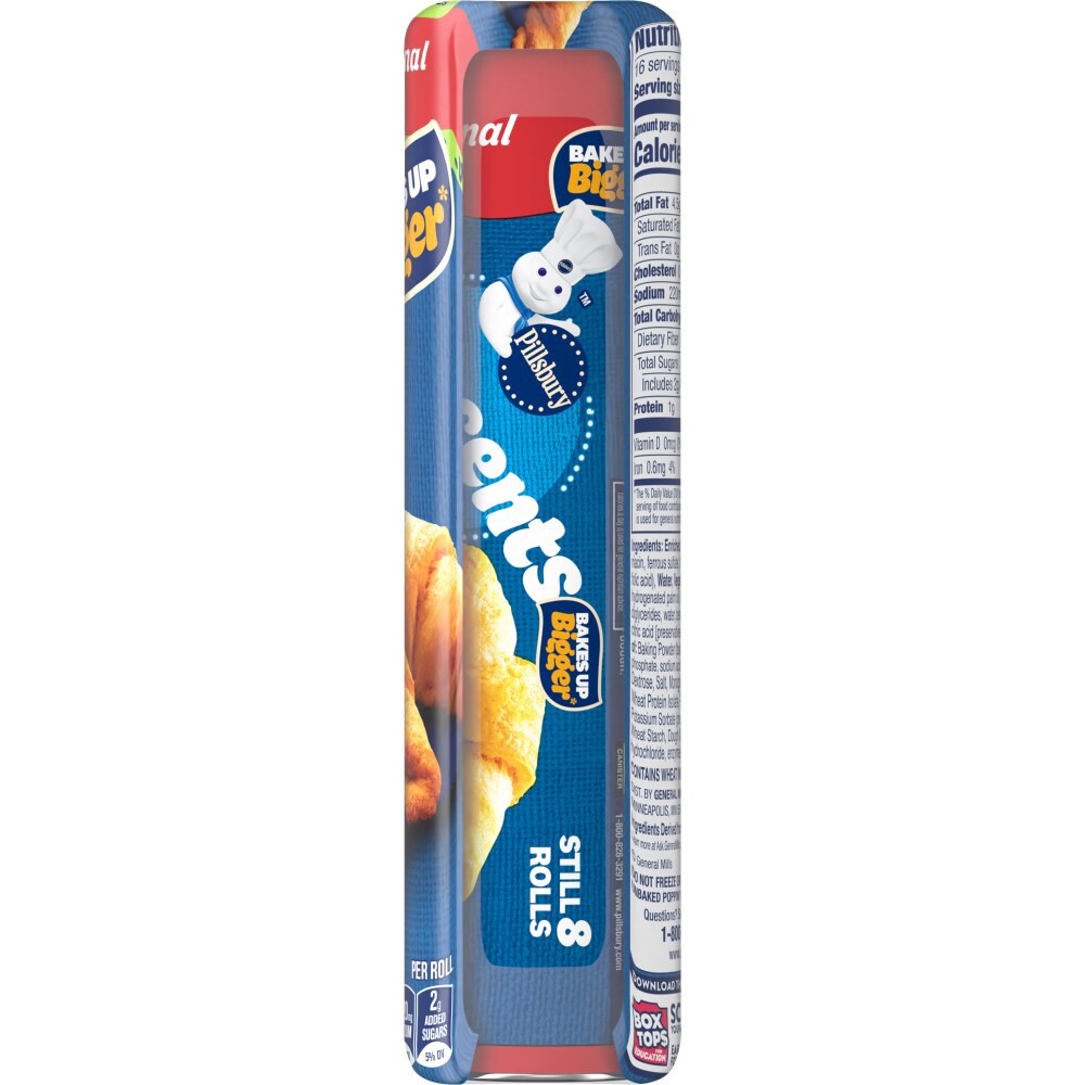 slide 5 of 6, Pillsbury Original Crescent Rolls, Dough, 2 Pack, 16 Rolls, 16 oz, 2 ct
