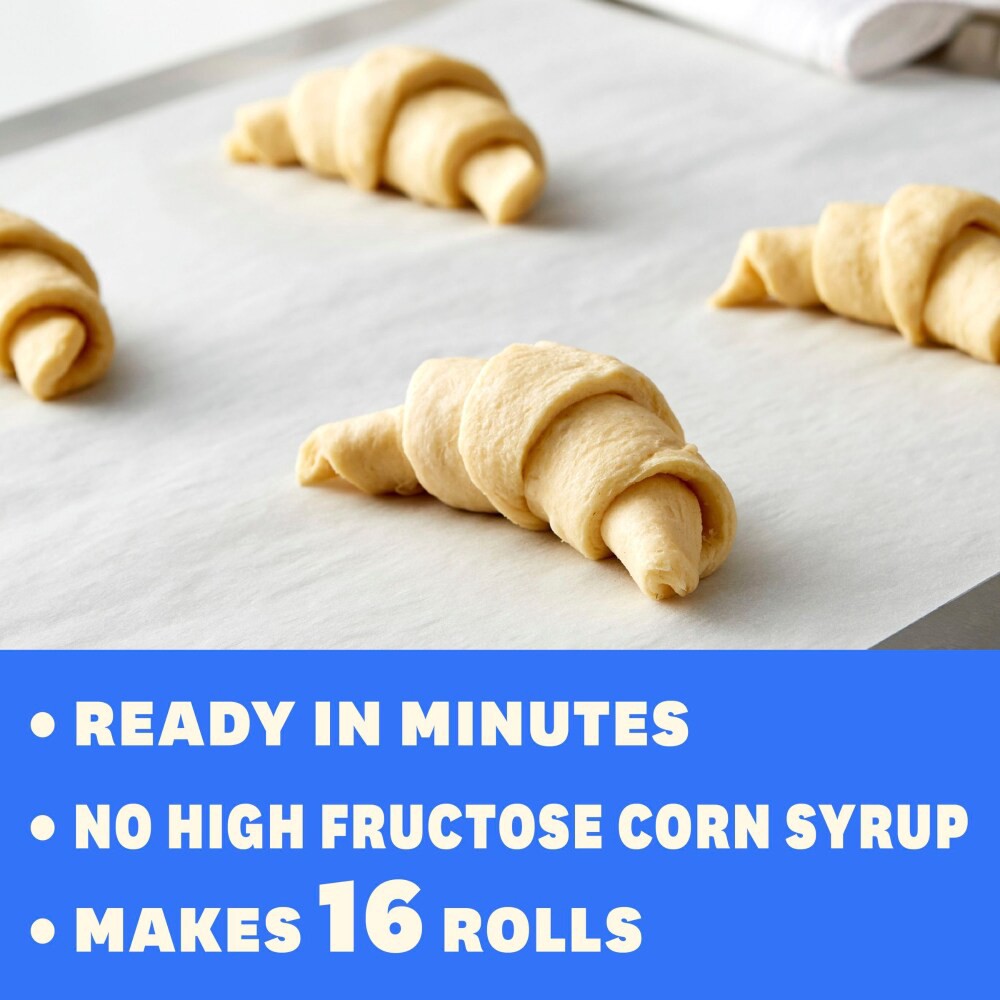 slide 3 of 6, Pillsbury Crescent Rolls, Original Refrigerated Canned Pastry Dough, Value 2-Pack, 16 Rolls, 16 oz, 2 ct