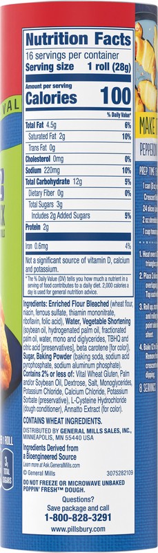 slide 5 of 5, Pillsbury Original Crescent Rolls, Refrigerated Dough, Value 2 Pack, 16 Rolls, 16 oz, 2 ct