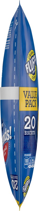 slide 4 of 5, Pillsbury Grands! Buttermilk Biscuits Frozen Dough, Value Pack, 20 ct., 41.6 oz., 20 ct / 2.08 oz, 20 ct