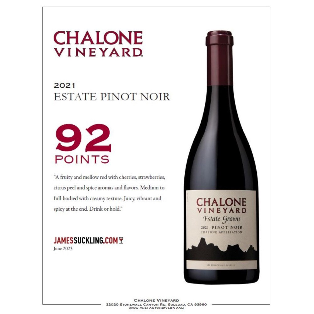 slide 4 of 6, Chalone Vineyard Pinot Noir, Chalone Appellation, 2005, 750 ml