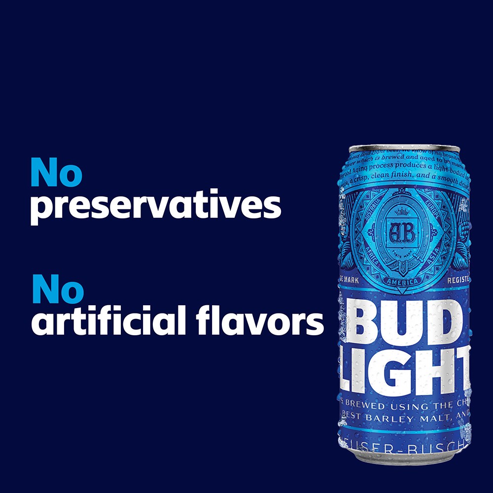 slide 6 of 6, Bud Light Beer, 16 Fl Oz Cans, 4.2% ABV, 6 fl oz