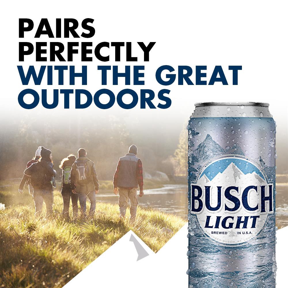 slide 3 of 6, Busch Beer, 6 Pack Beer, 16 FL OZ Cans, 4.1% ABV, 6 ct; 16 fl oz