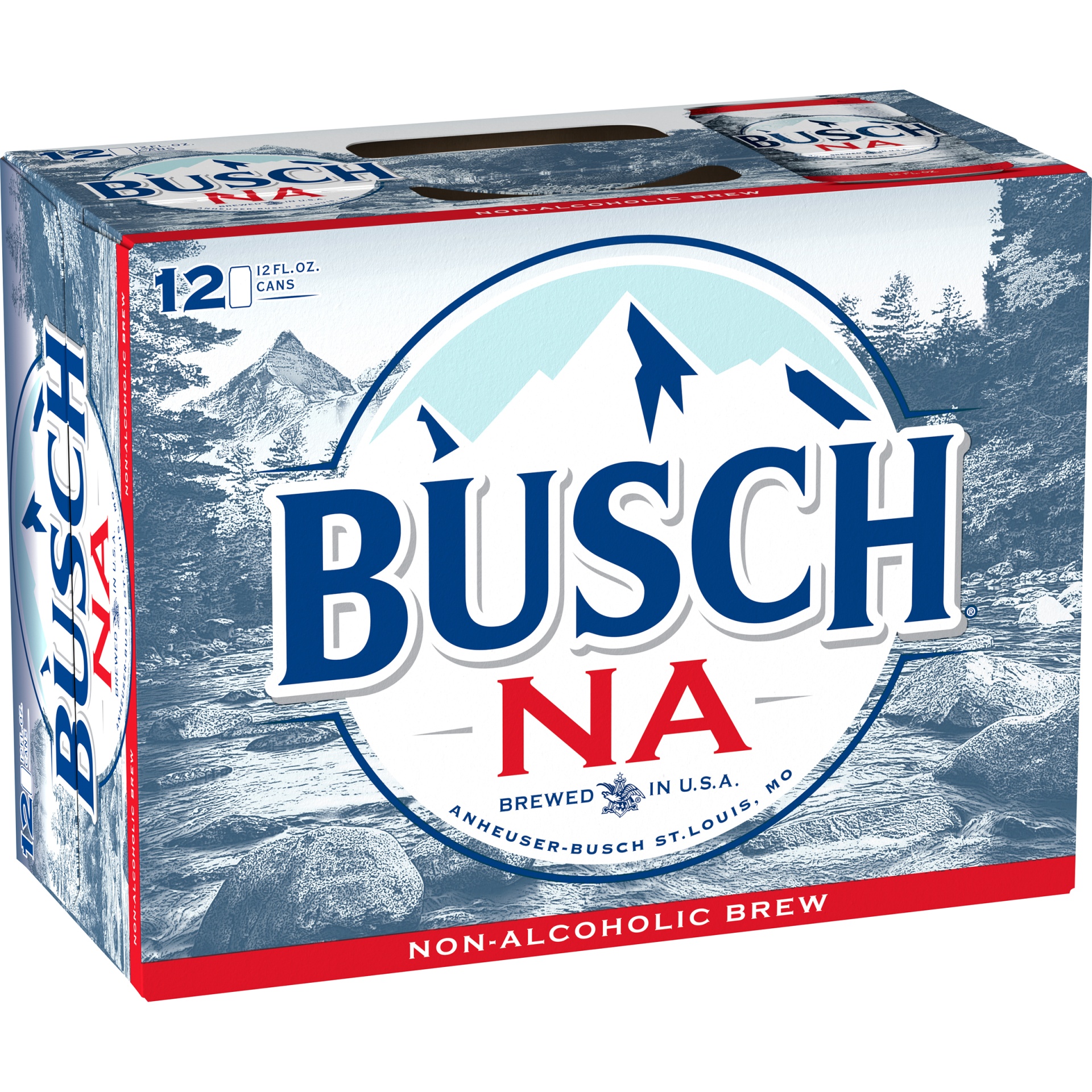 slide 2 of 3, Busch Non-Alcoholic Beer - 12pk/12 fl oz Cans, 12 ct; 12 fl oz