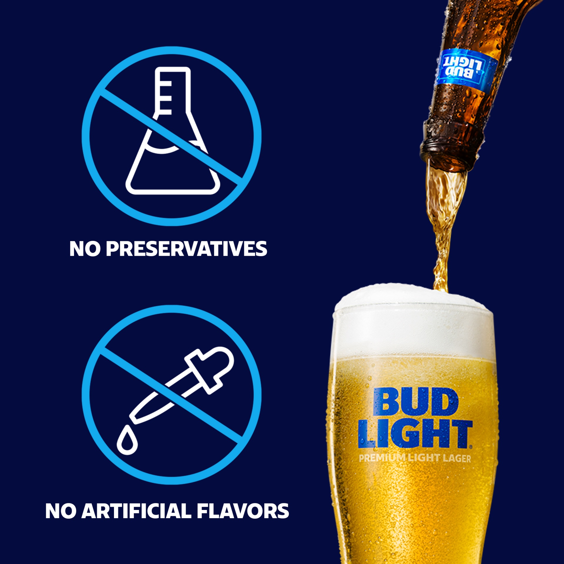 slide 7 of 7, Bud Light Beer - 12pk/12 fl oz Bottles, 12 ct; 12 fl oz