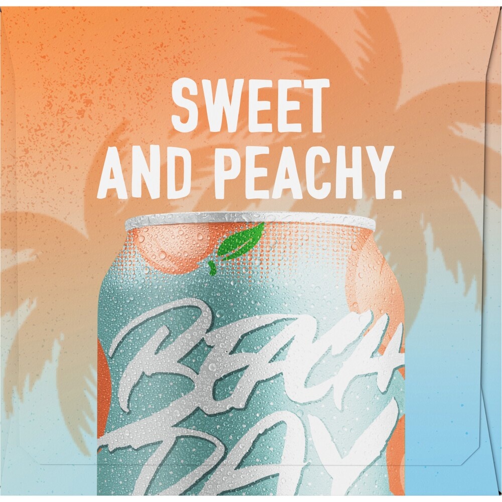 slide 1 of 1, Beach Day Every Day Beach Peach Seltzer, 6 ct; 12 fl oz