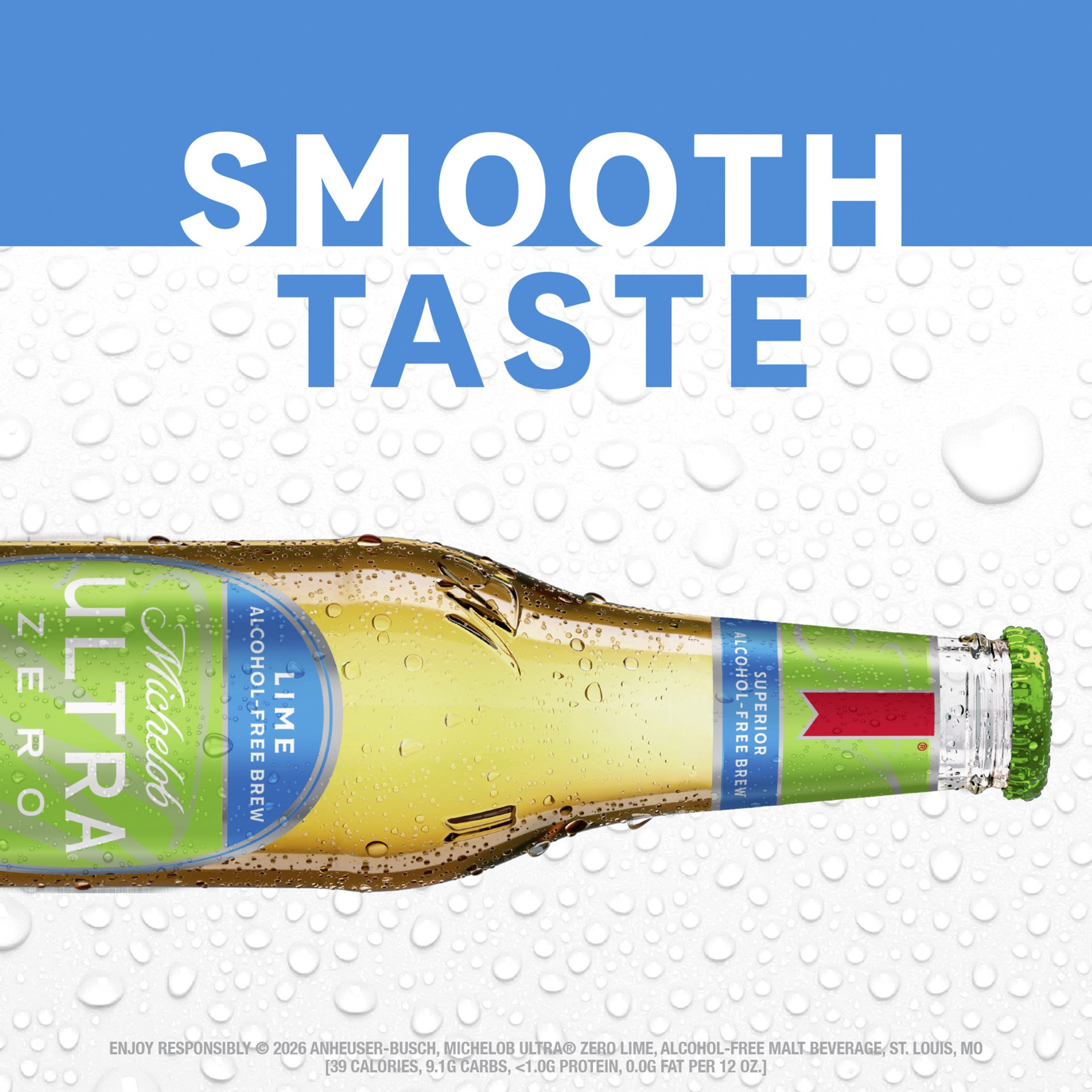slide 3 of 5, Michelob Ultra Zero Lime Alcohol-Free Brew, 6pk, 12 fl oz