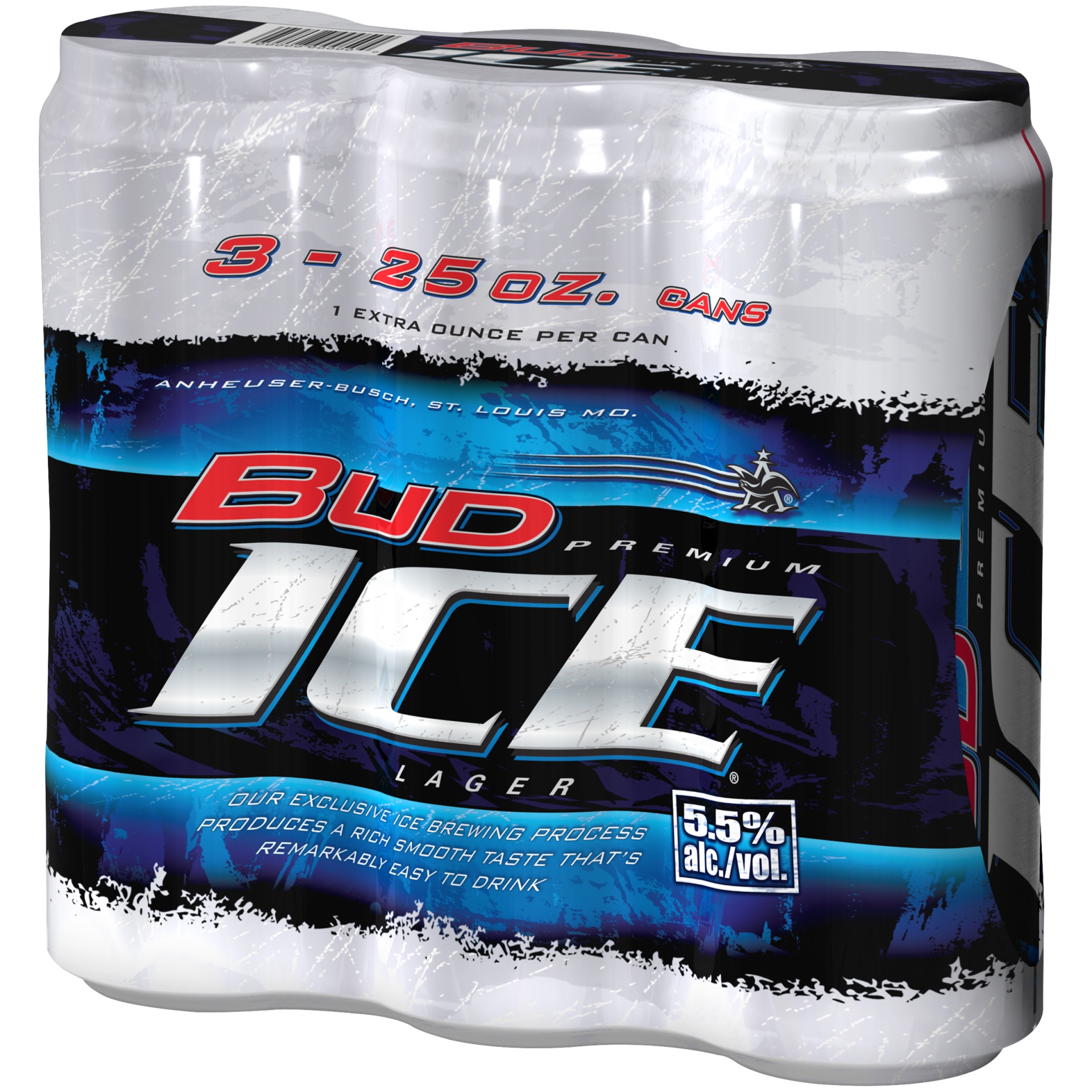 slide 2 of 3, Bud Ice Beer, 25 fl oz